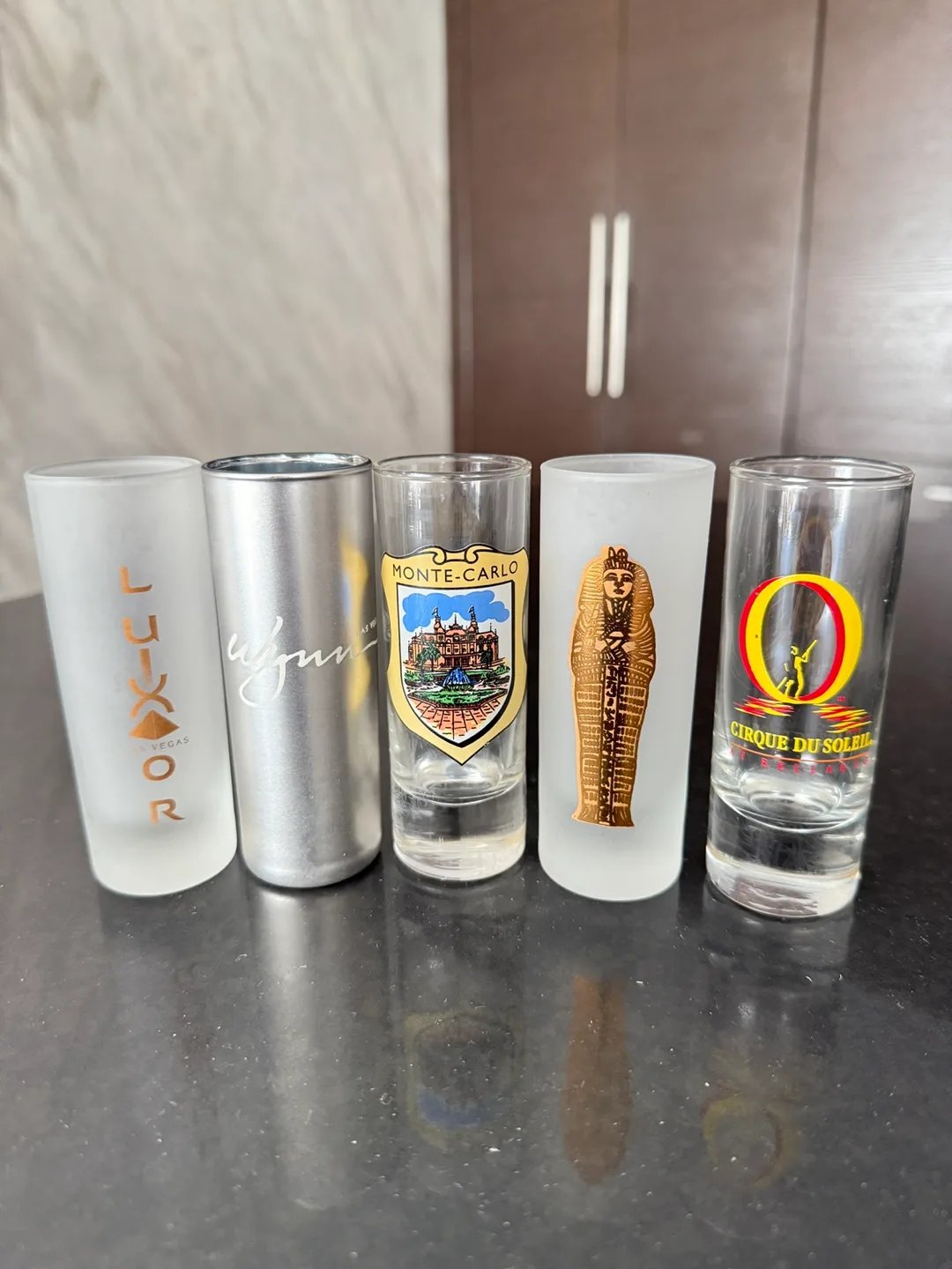 Set of 5 Souvenir Shot Glasses thumbnail