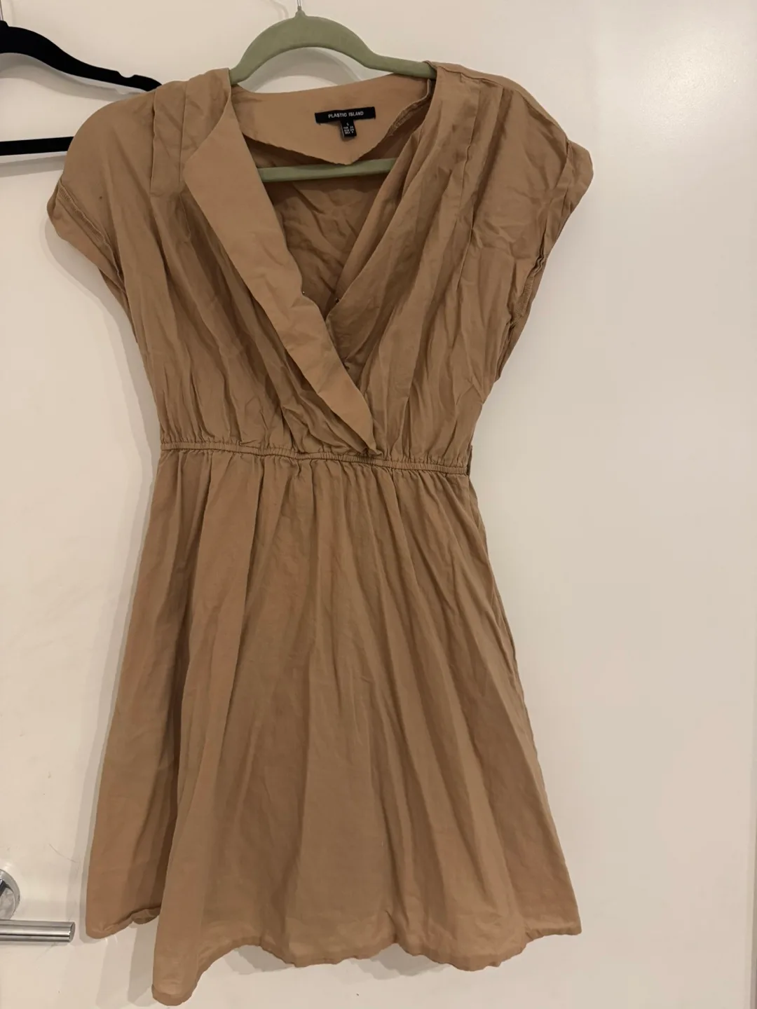 Plastic Island Brown Mini Dress thumbnail