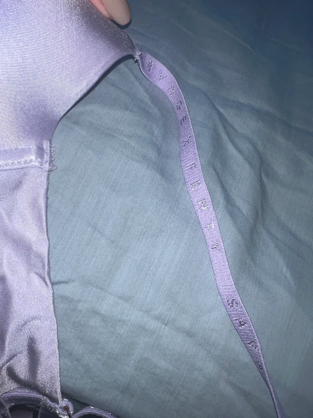 Savage X Fenty purple Satin Bra image indicator(4)