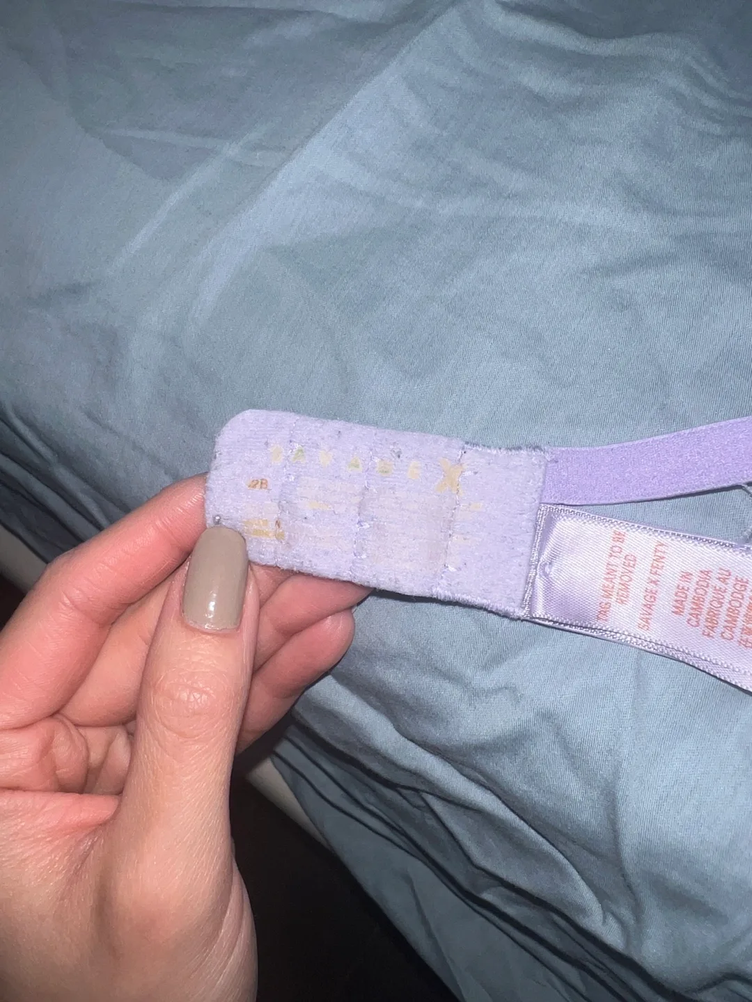 Savage X Fenty purple Satin Bra image indicator(3)