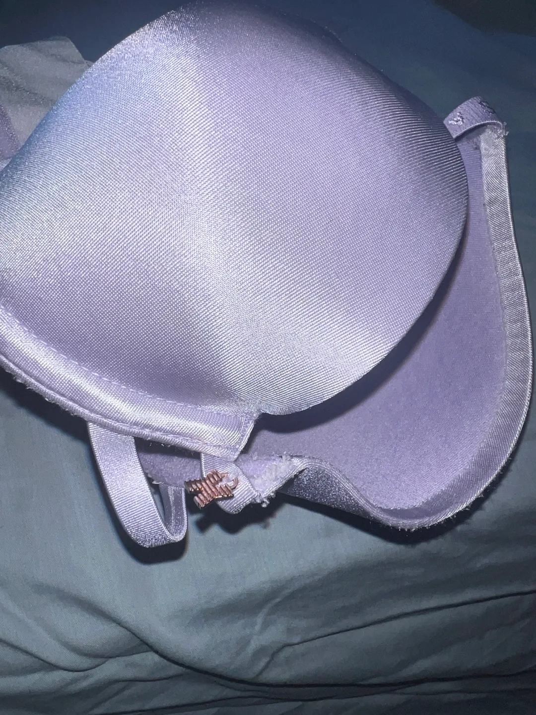 Savage X Fenty purple Satin Bra image indicator(5)