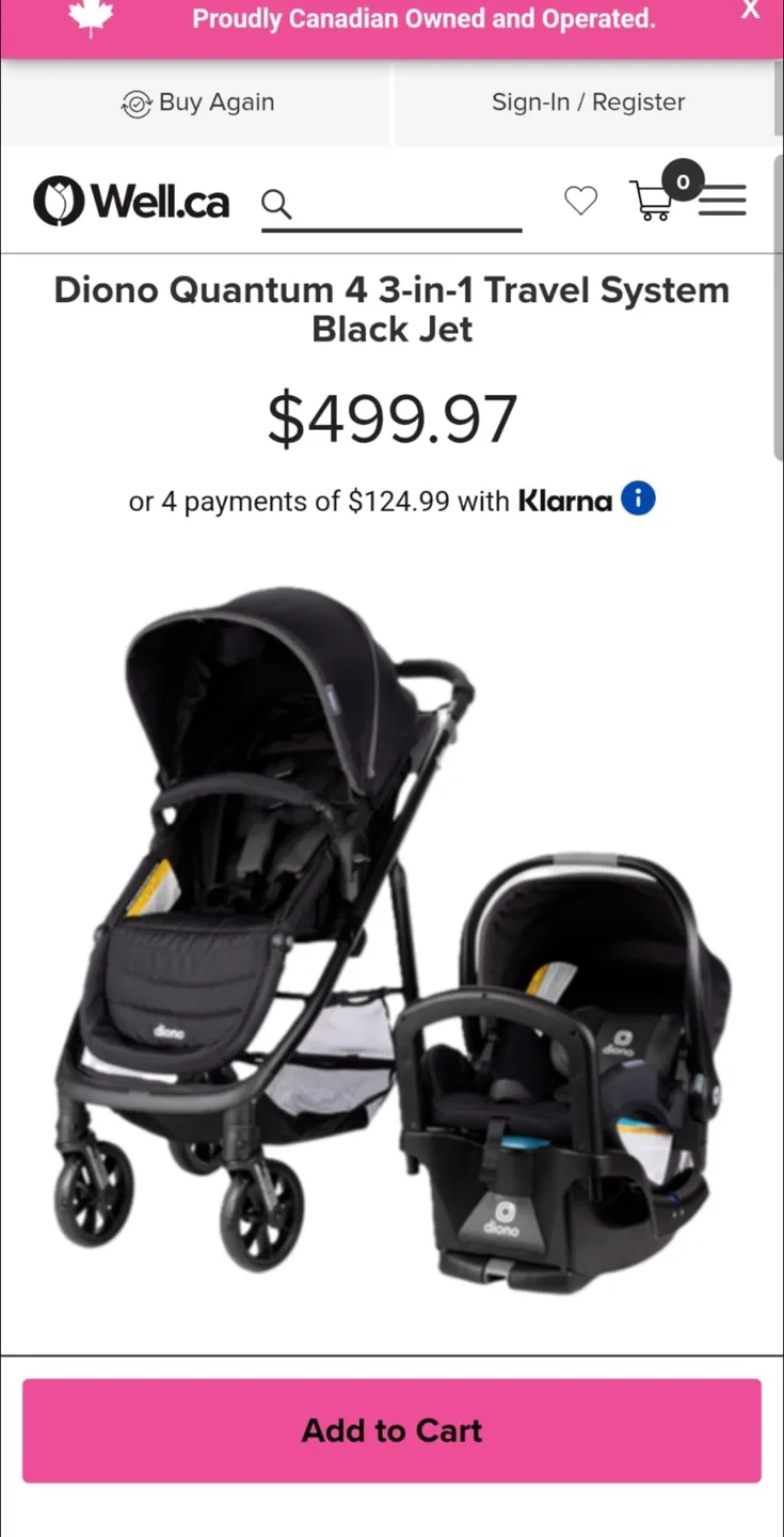 Brand New 3 in-1 Travel Stroller & Car seat system image indicator(3)