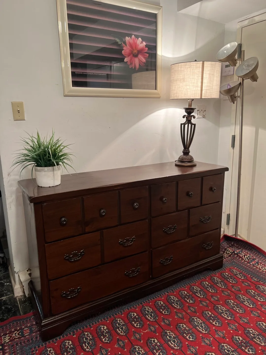 Wooden Six-Drawer Dresser - Delivery Extra thumbnail