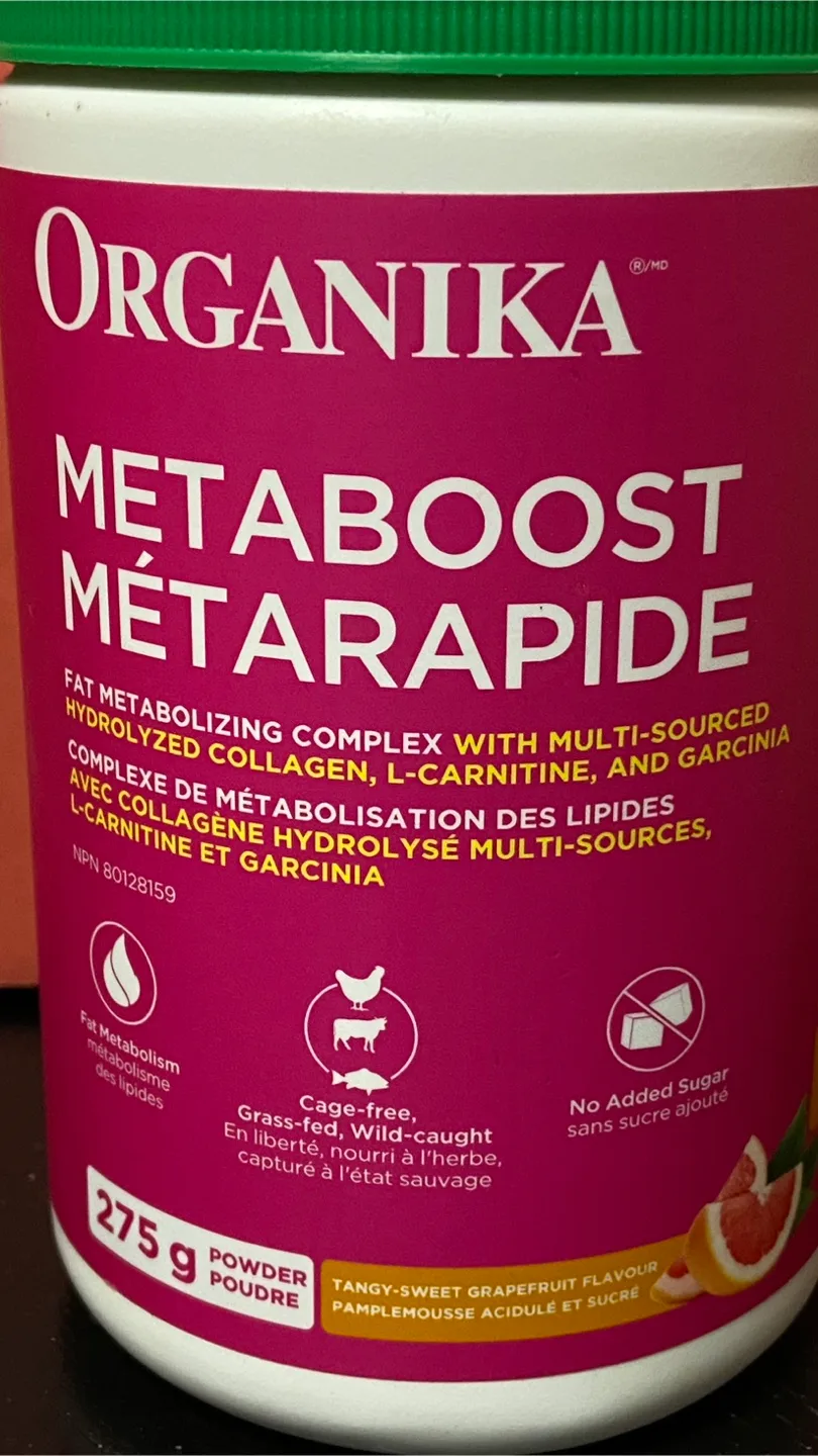 Organika Metaboost Tangy-Sweet Grapefruit Flavour thumbnail