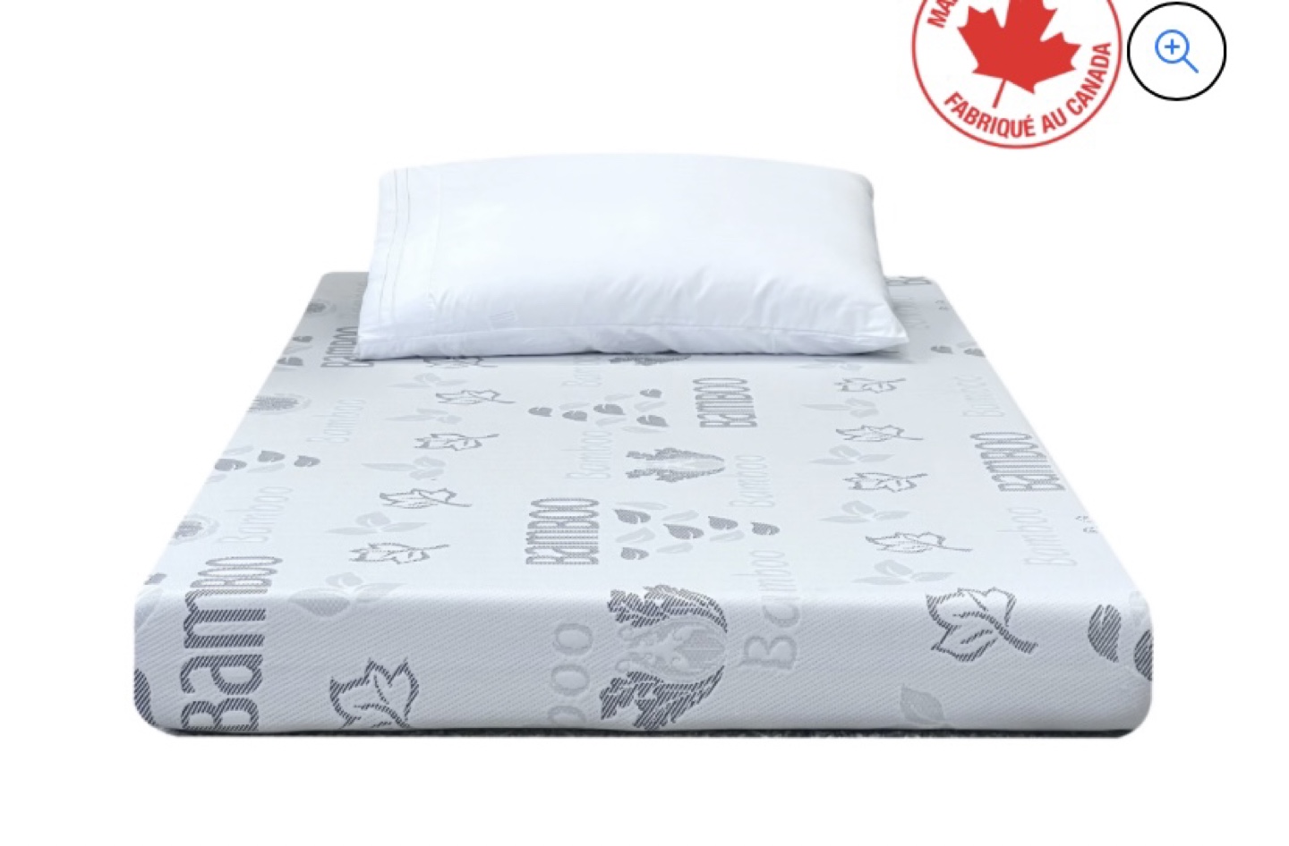 Bamboo Mattress Topper with Pillow