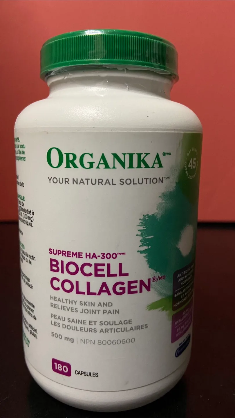 Organika BioCell Collagen 180 Capsules thumbnail