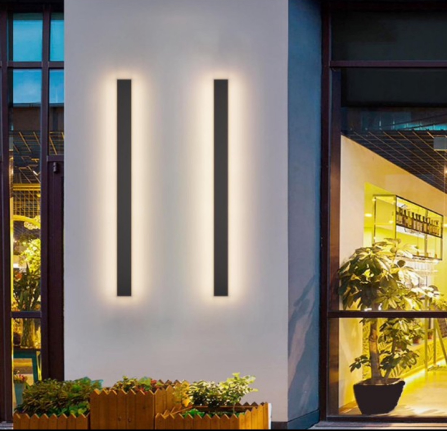 (New Open Box) Aipsun 2 Pack Outdoor Wall Lights, 39.4inch