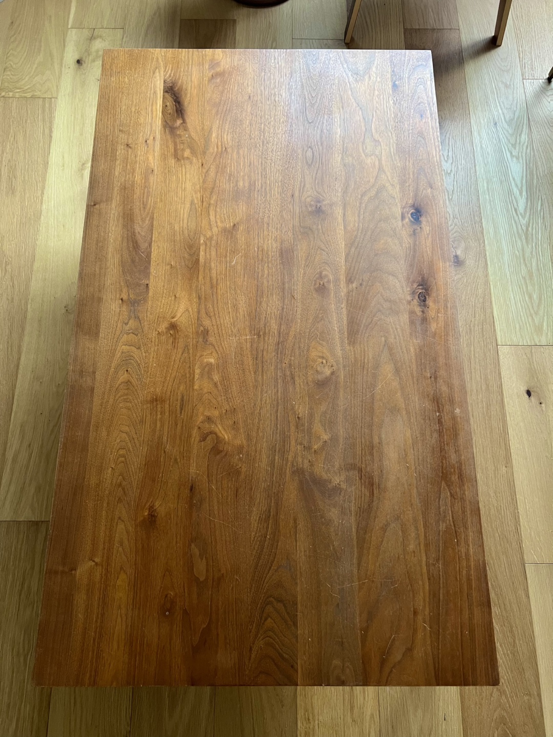 Wooden Coffee Table with Metal Frame - photo 4