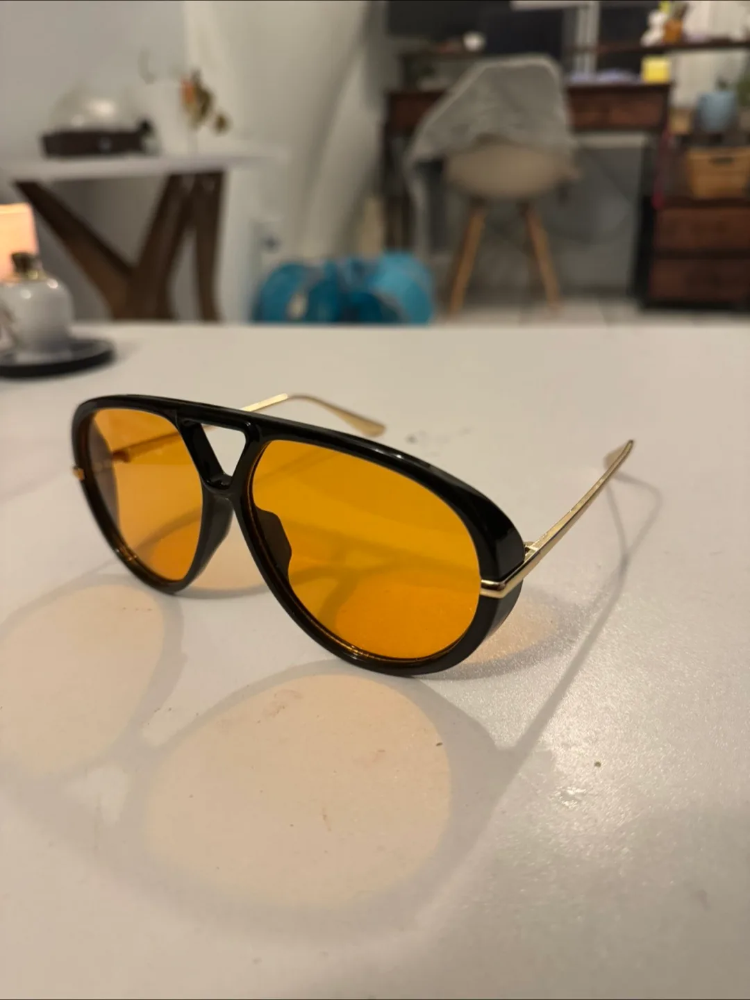 Large Orange Aviators thumbnail