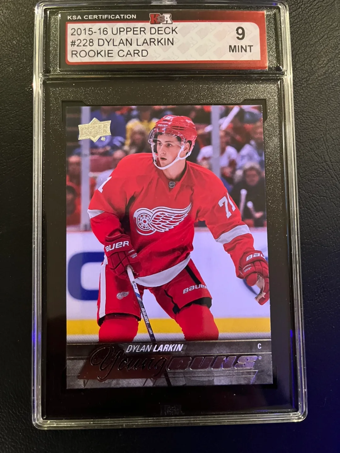 Dylan Larkin- 2015-16 UD Young Guns - KSA 9 Mint