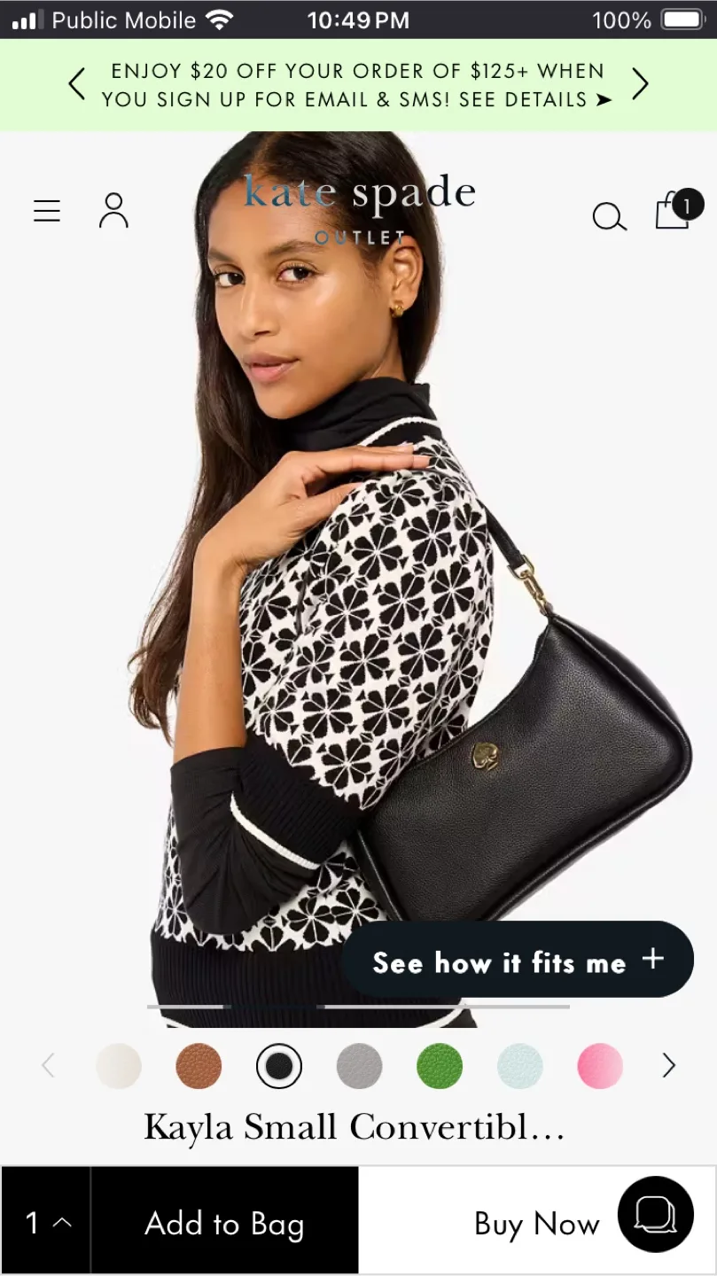 NWT - Kate Spade Small Kayla Bag image indicator(2)