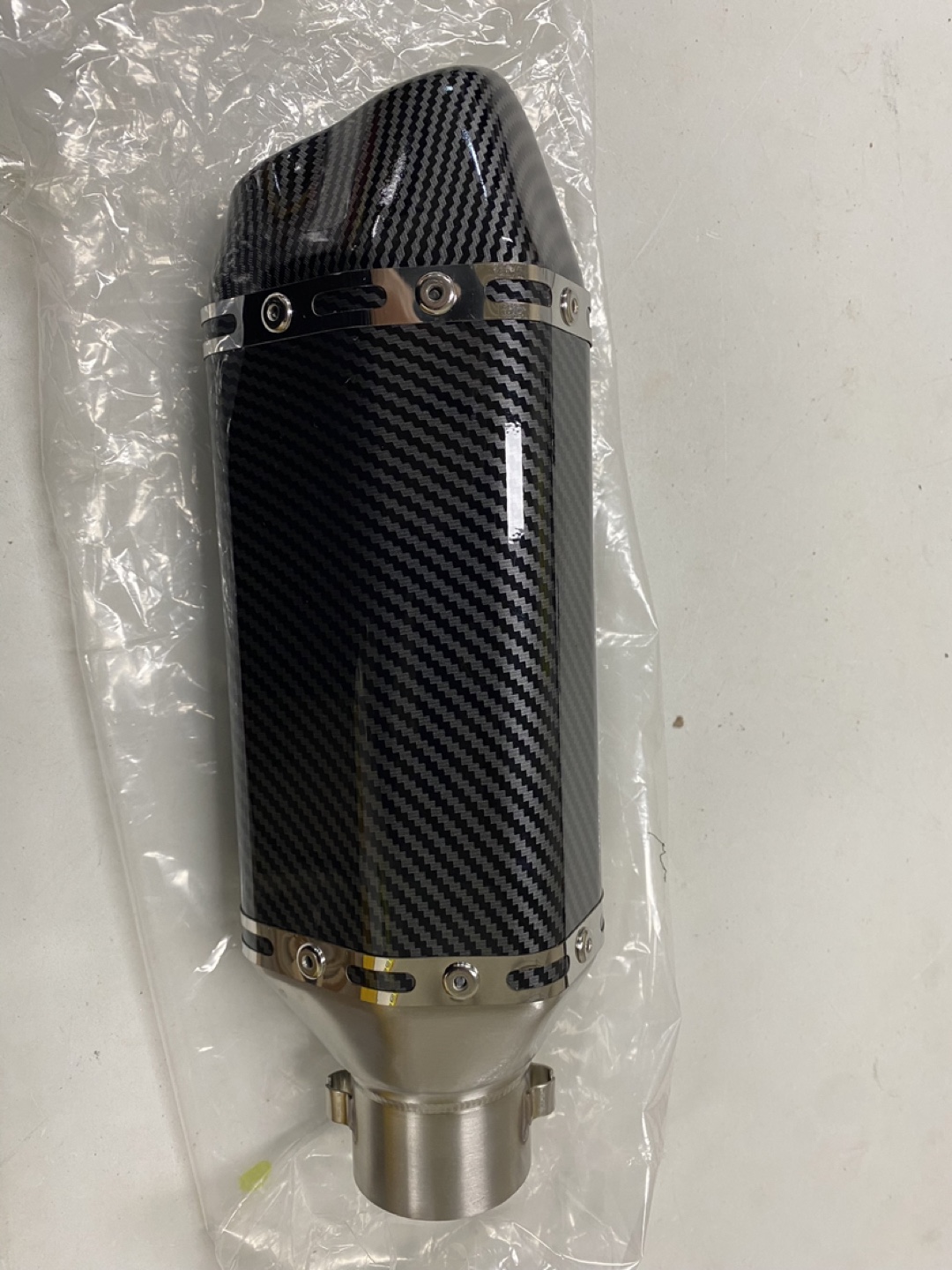Motorcycle Exhaust Pipe - Carbon Fiber Look - photo 3