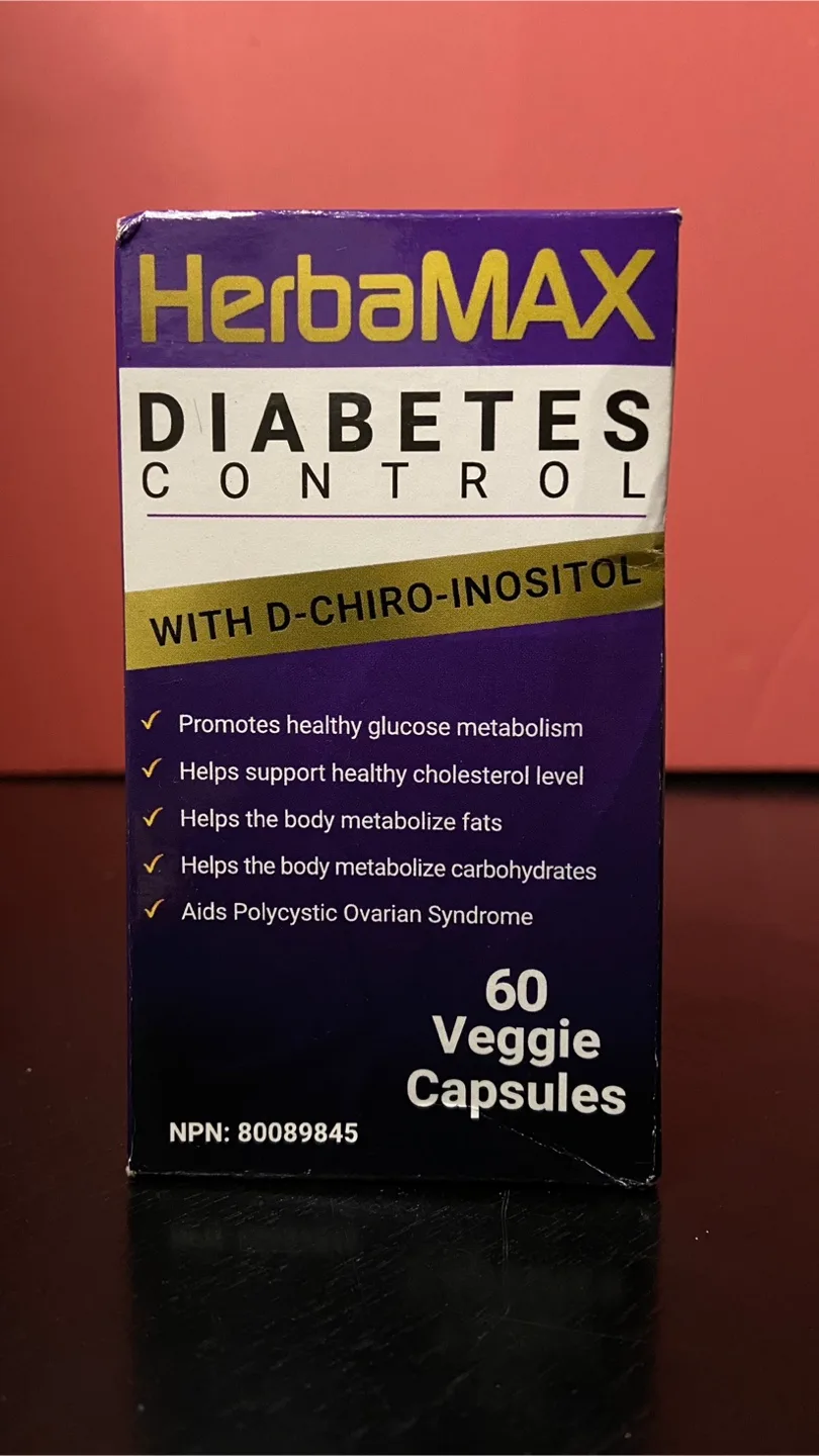 HerbaMAX Diabetes Control with D-Chiro-Inositol thumbnail