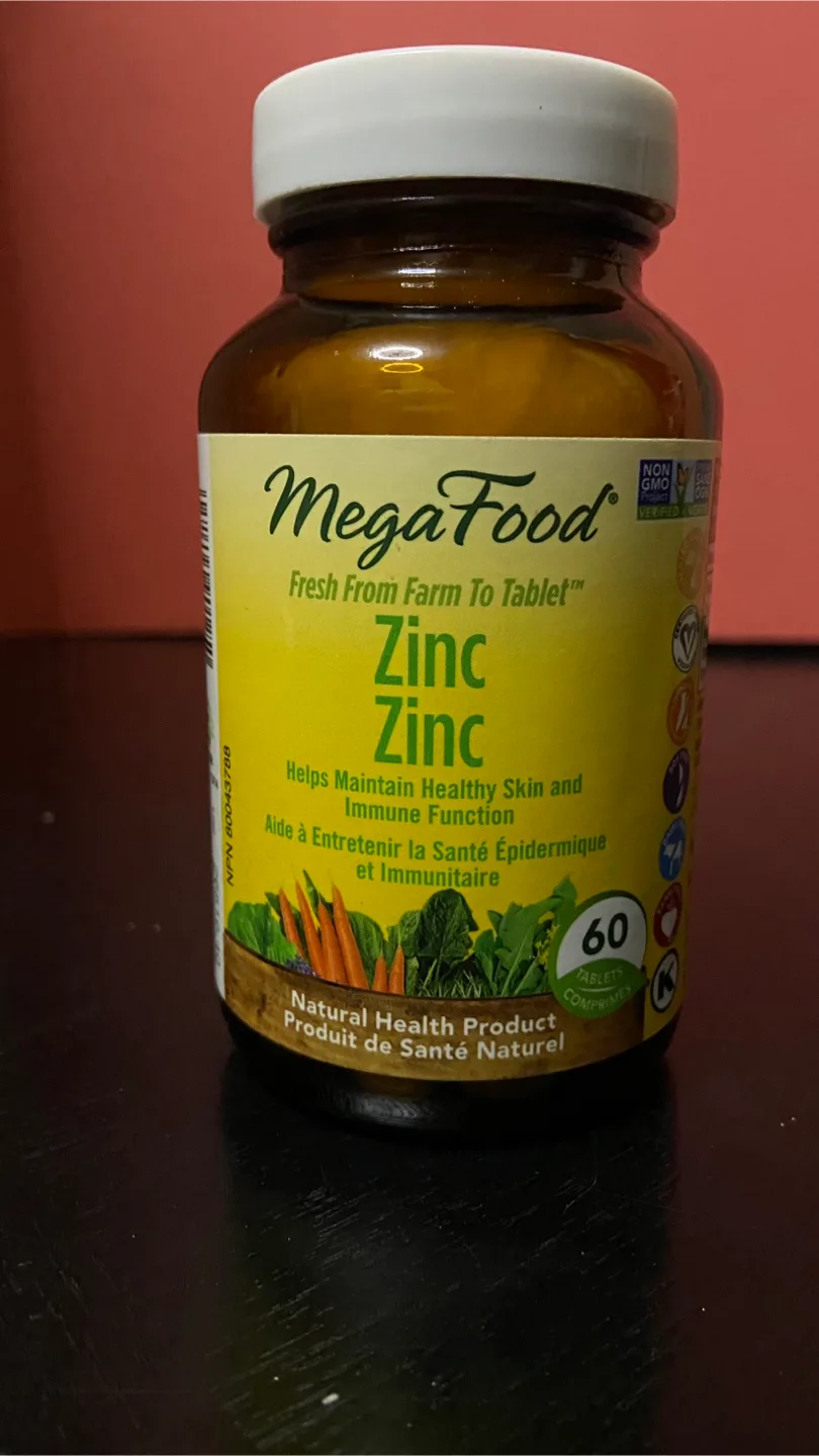 MegaFood Zinc 60 Tablets thumbnail