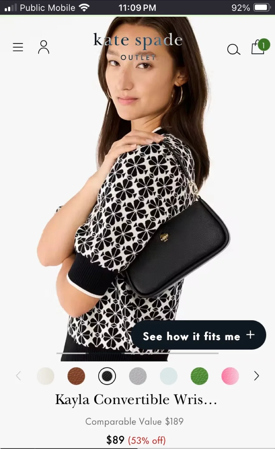 NWT - Kate Spade Kayla Wristlet image indicator(2)