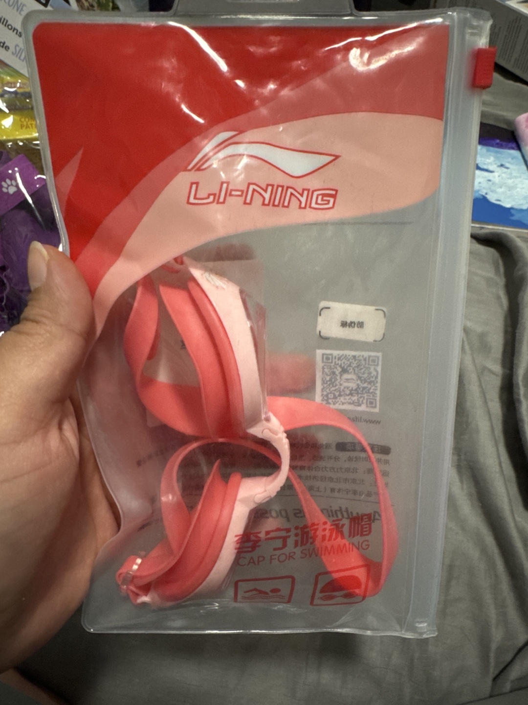 Kids Pink Swimming Goggles
