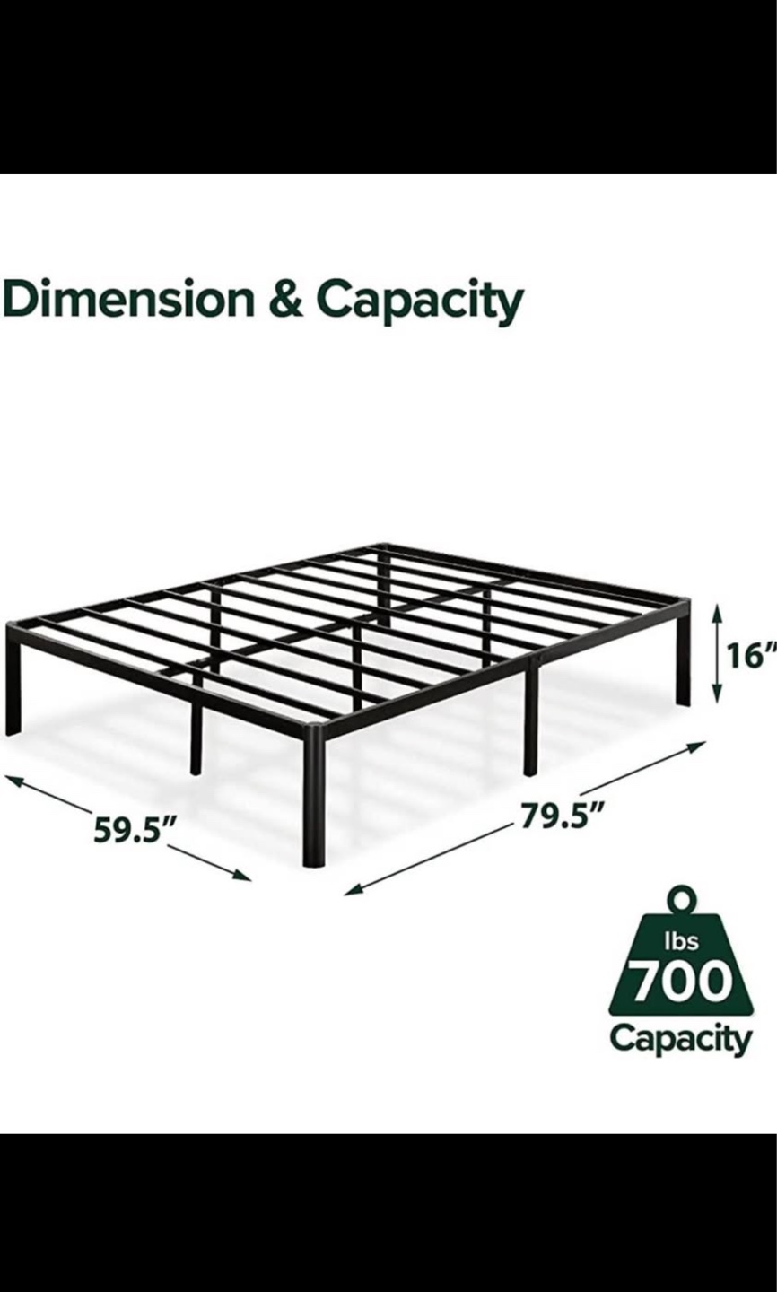Queen Metal  Bed Frame - Heavy Duty Support - photo 2