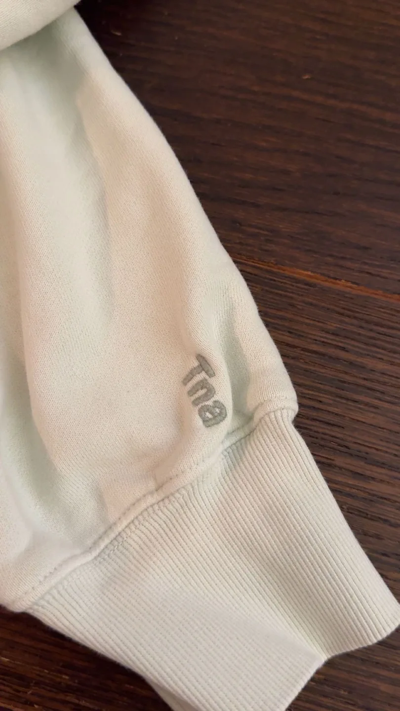 TNA Light Pastel Green Hoodie image indicator(3)