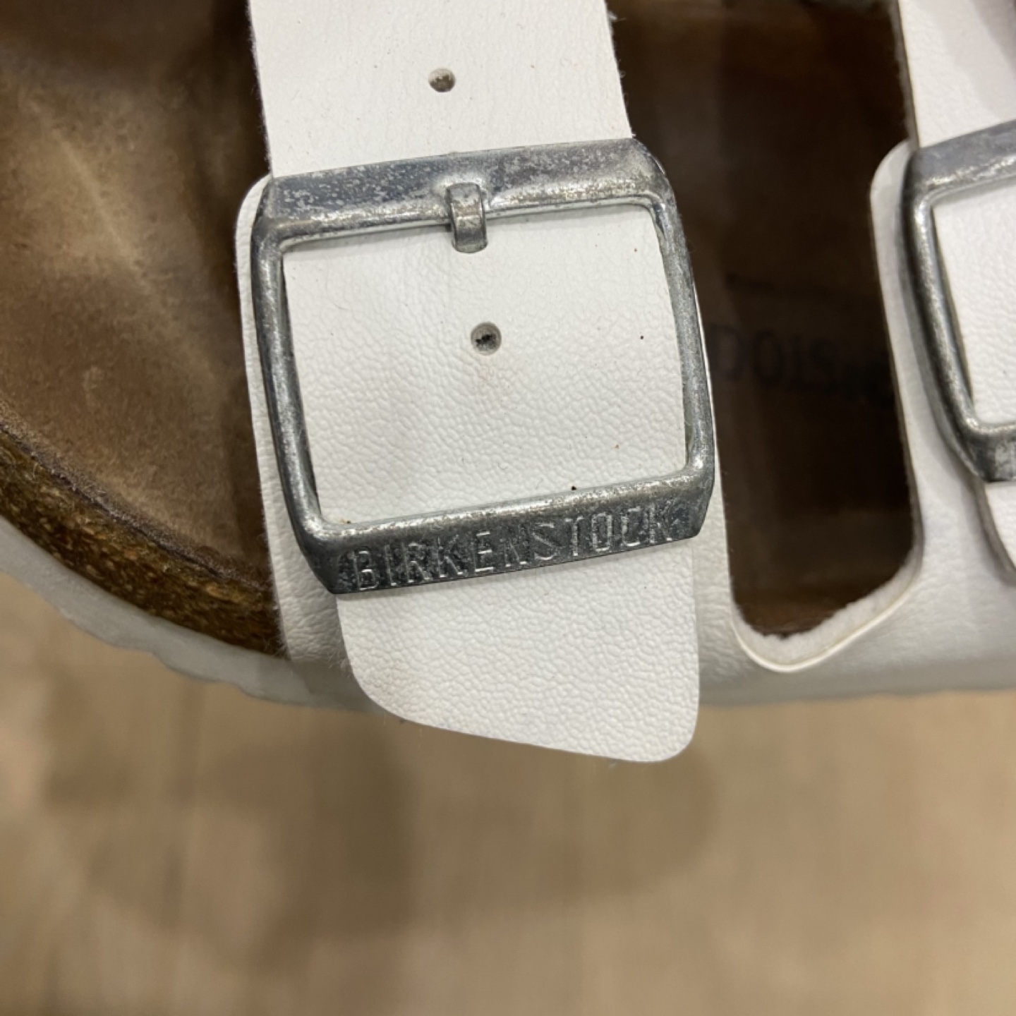 Size 38 white womens Birkenstocks - photo 4