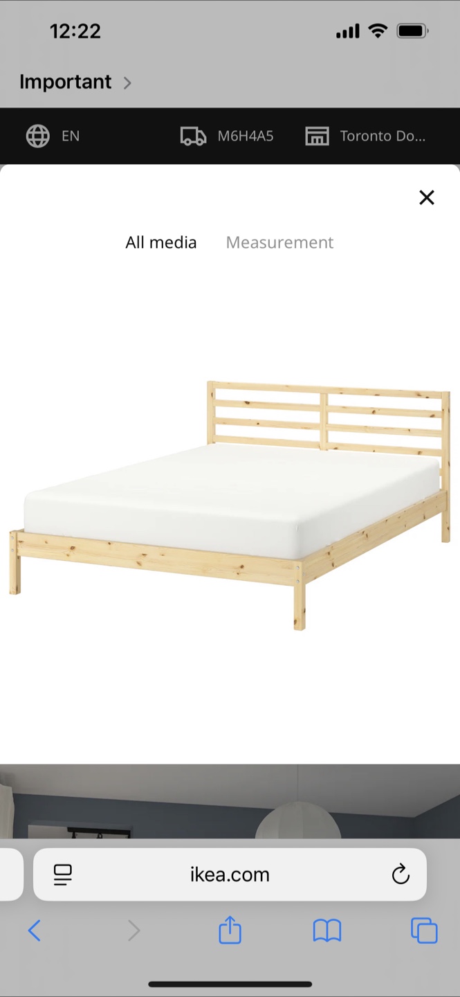 IKEA Queen Bed Frame