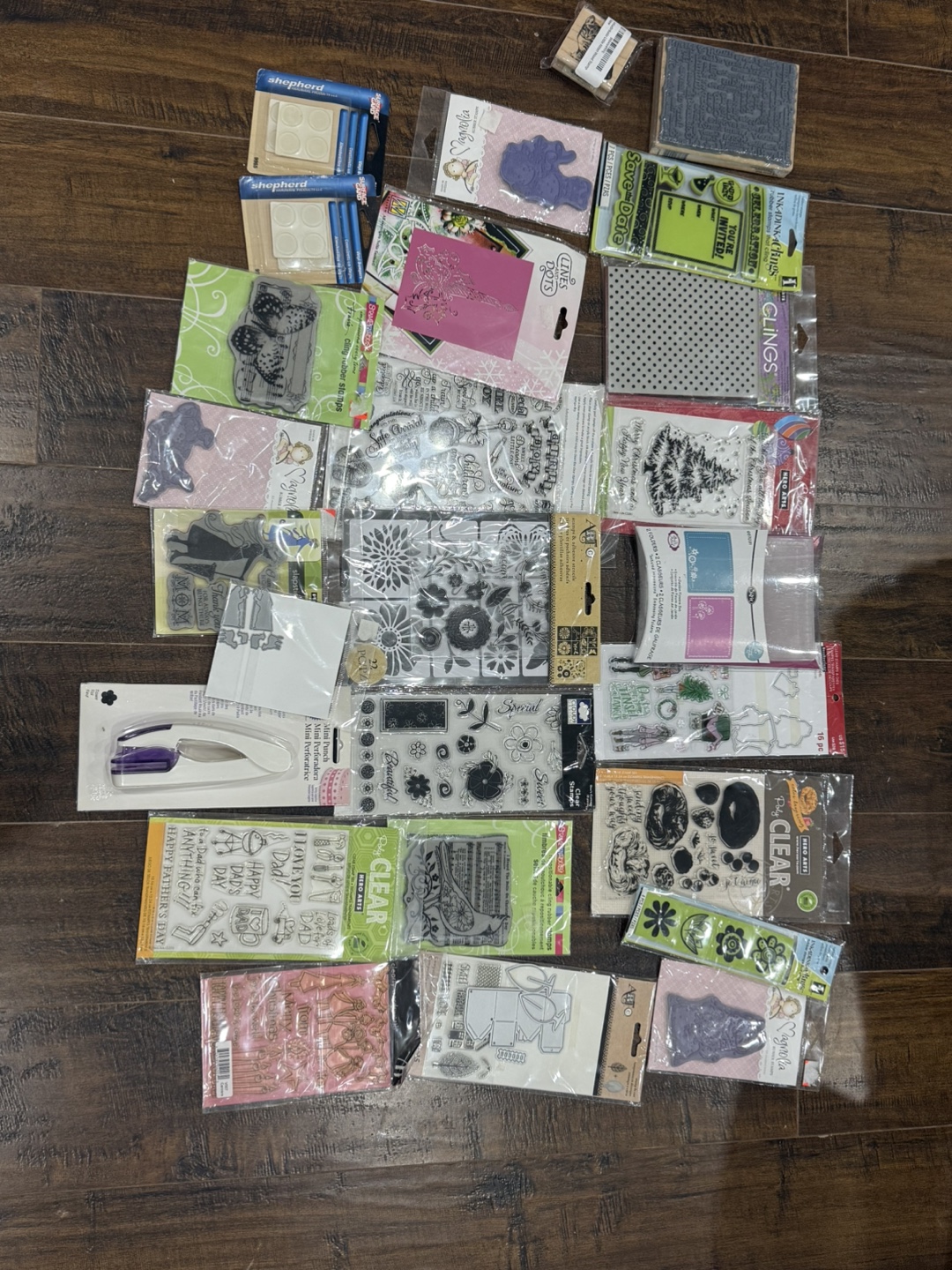Large Craft Stamp Lot - Various Brands & Themes