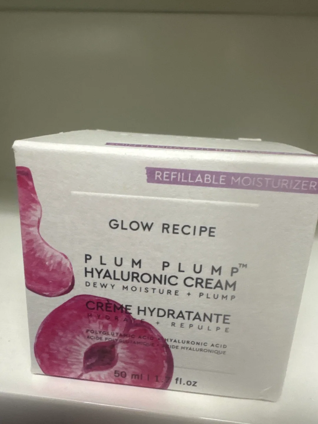 Glow Recipe Plum Plump Hyaluronic Cream Refillable Moisturizer thumbnail