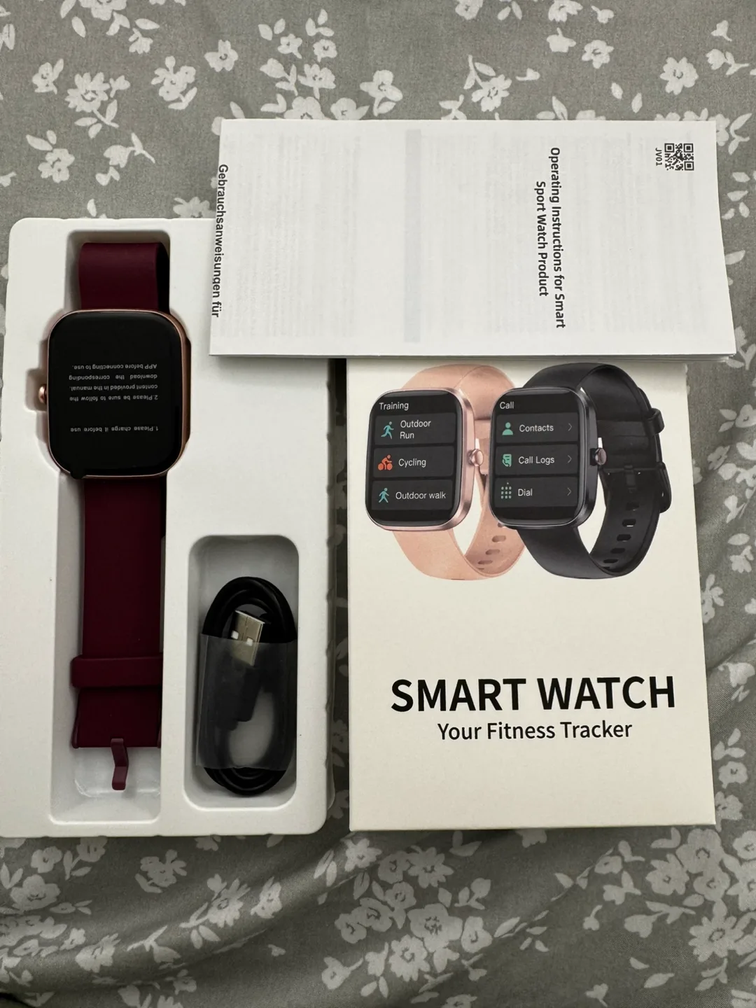 Smart Watch Fitness Tracker - Rose Gold thumbnail