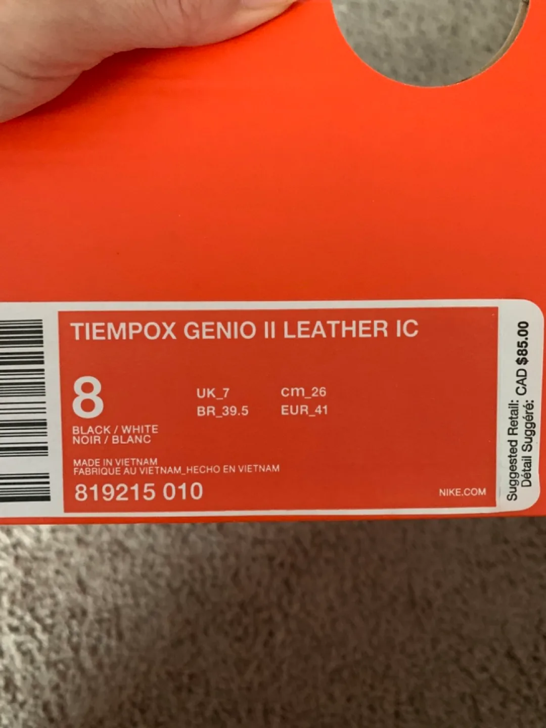 Nike Tiempox Genio II Leather IC image indicator(6)