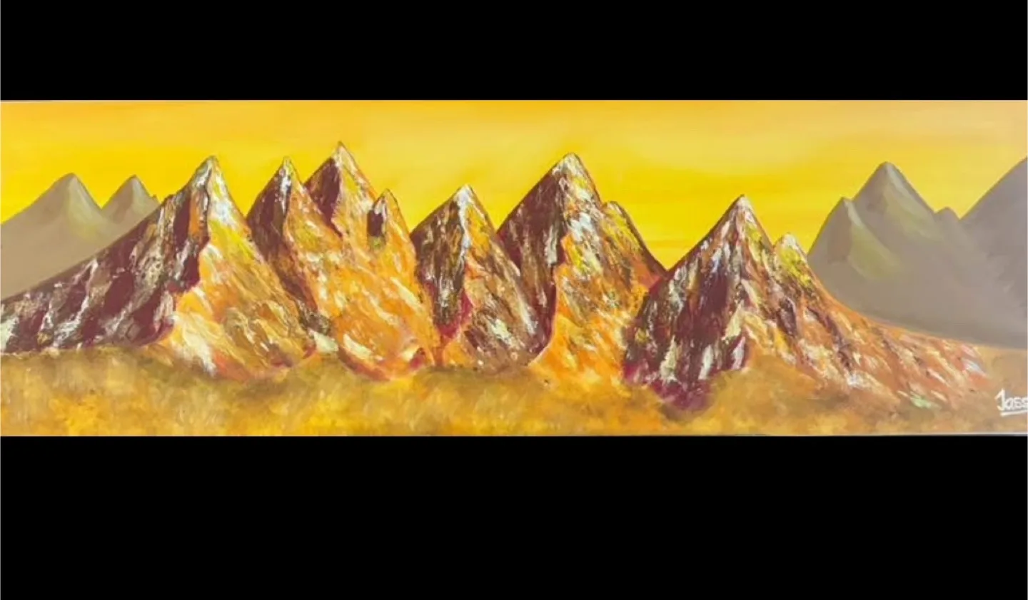 Two Original Acrylic Paintings on Canvas thumbnail