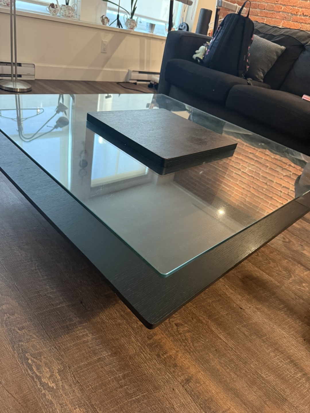 Modern Glass Top Coffee Table