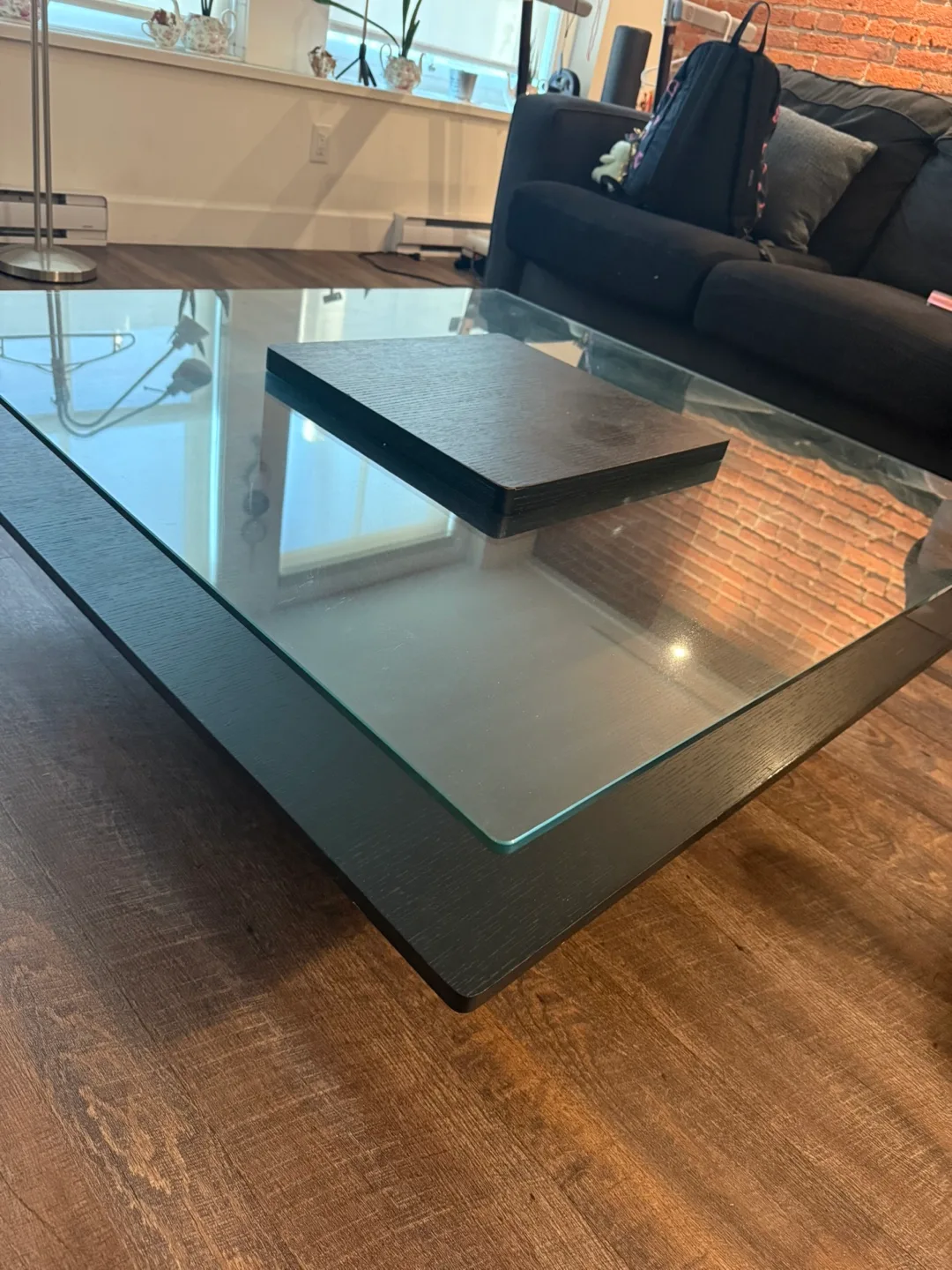 Modern Glass Top Coffee Table