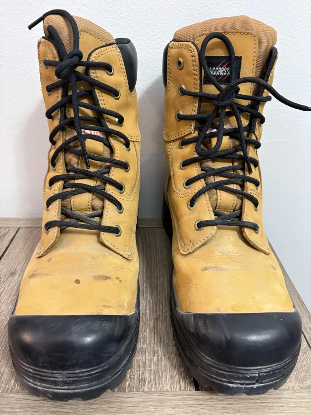 Aggressor Men's Tan Work Boots - CSA certified thumbnail