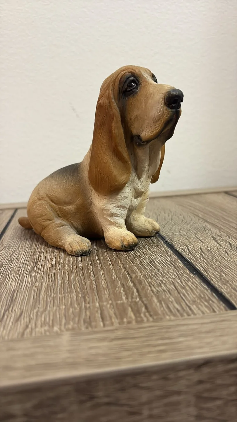 Adorable Basset Hound Figurine thumbnail