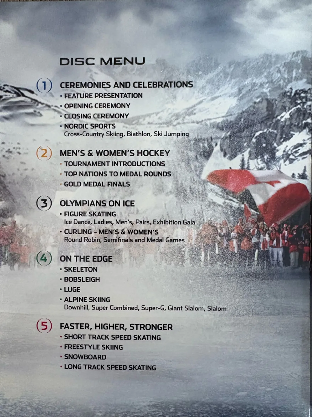 Vancouver 2010 Olympic Winter Games 5-Disc DVD Box Set image indicator(4)