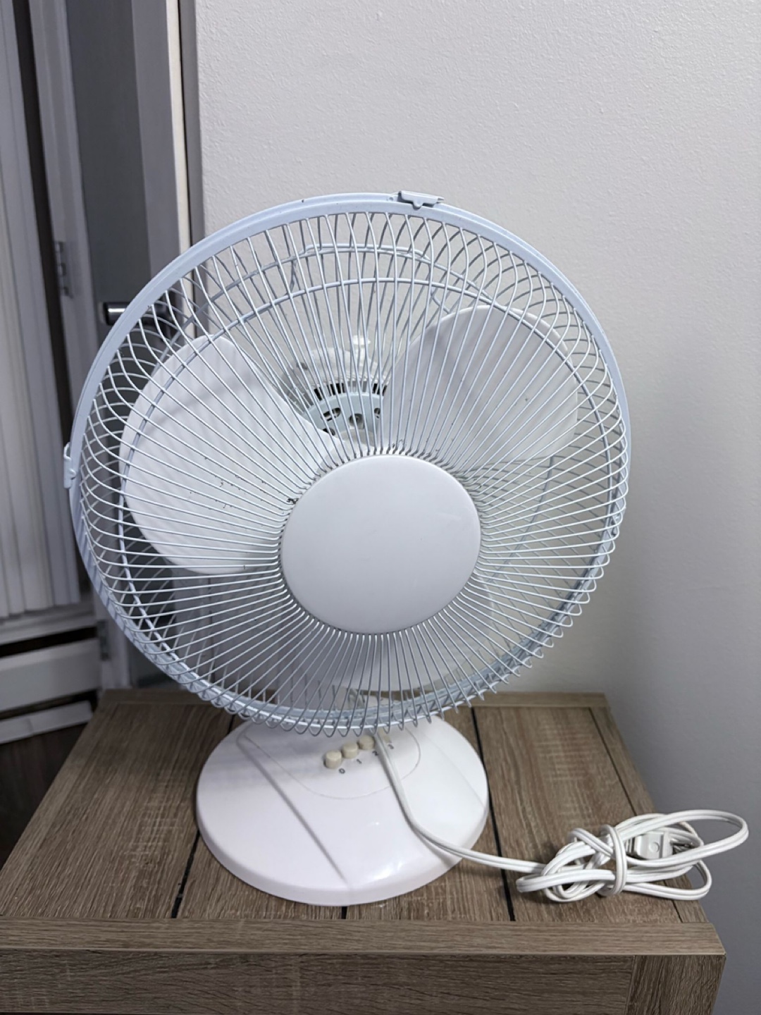 White Table Fan - Gently Used