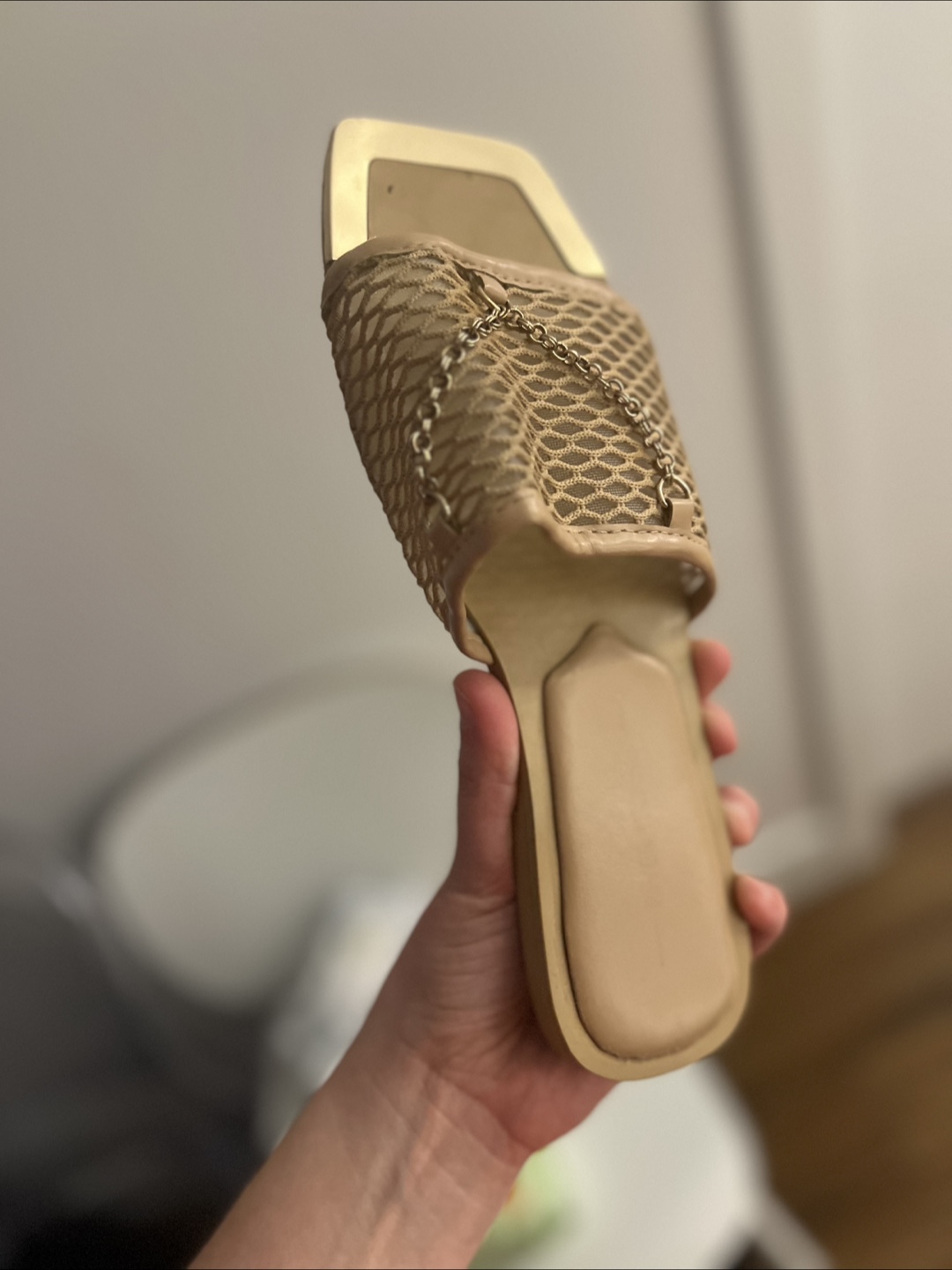 River Island Beige Cut Out Strap Leather Sandals - photo 2