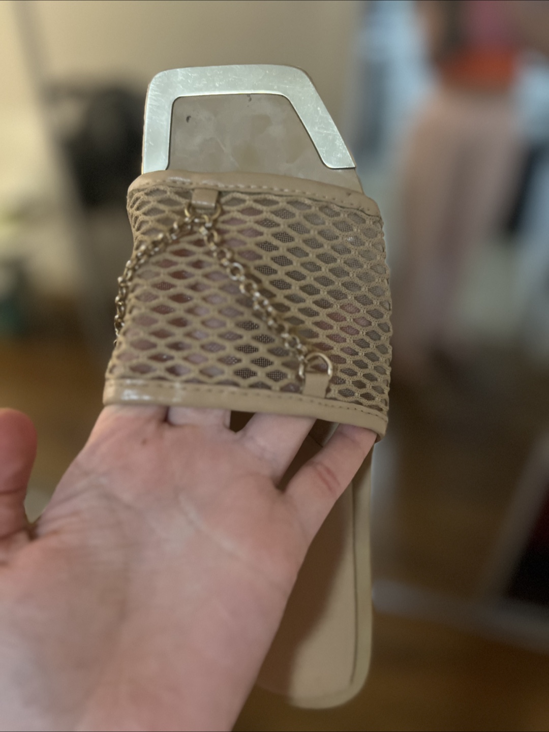River Island Beige Cut Out Strap Leather Sandals - photo 4
