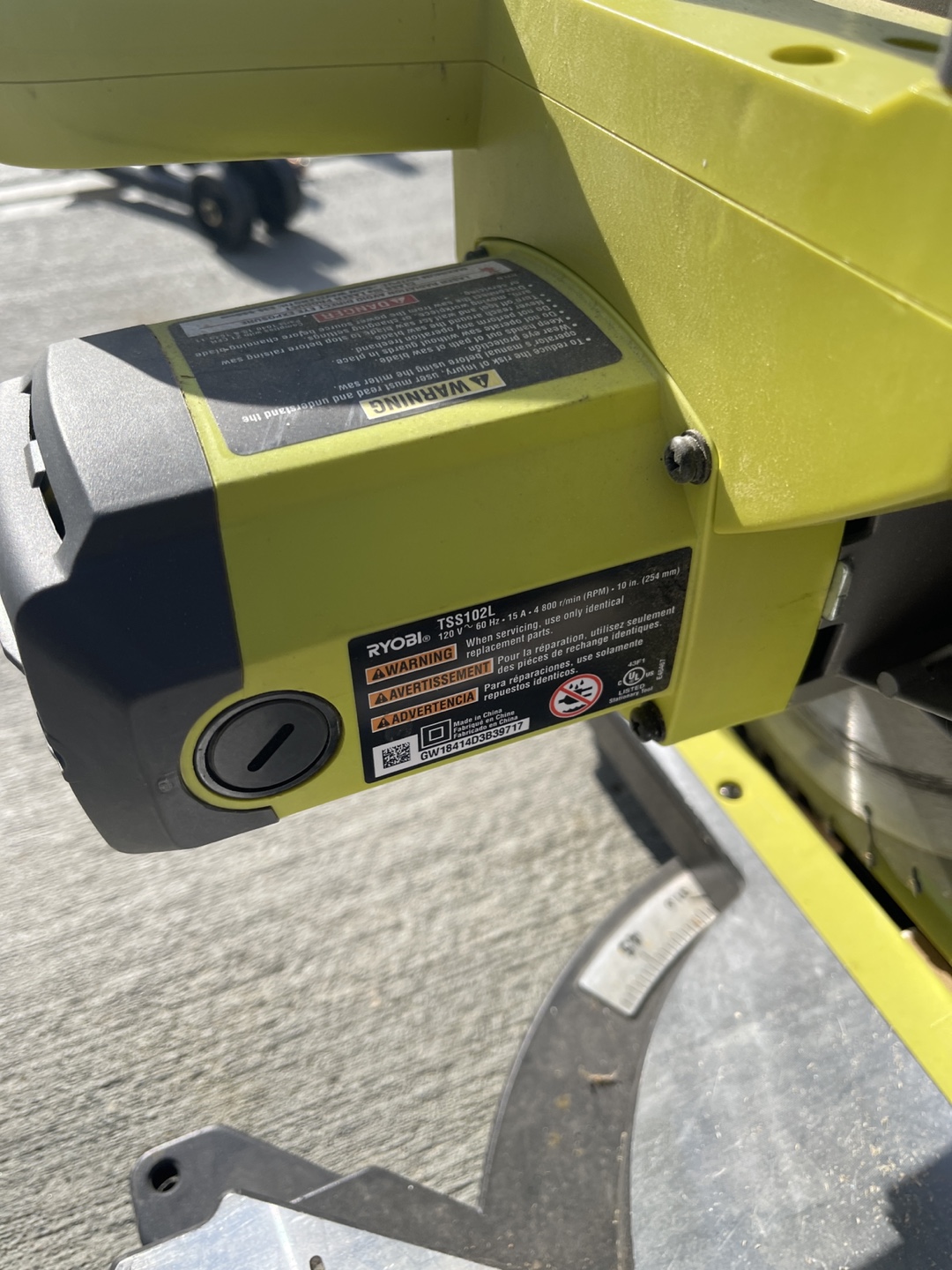 RYOBI 10-Inch Sliding Compound Miter Saw - photo 3