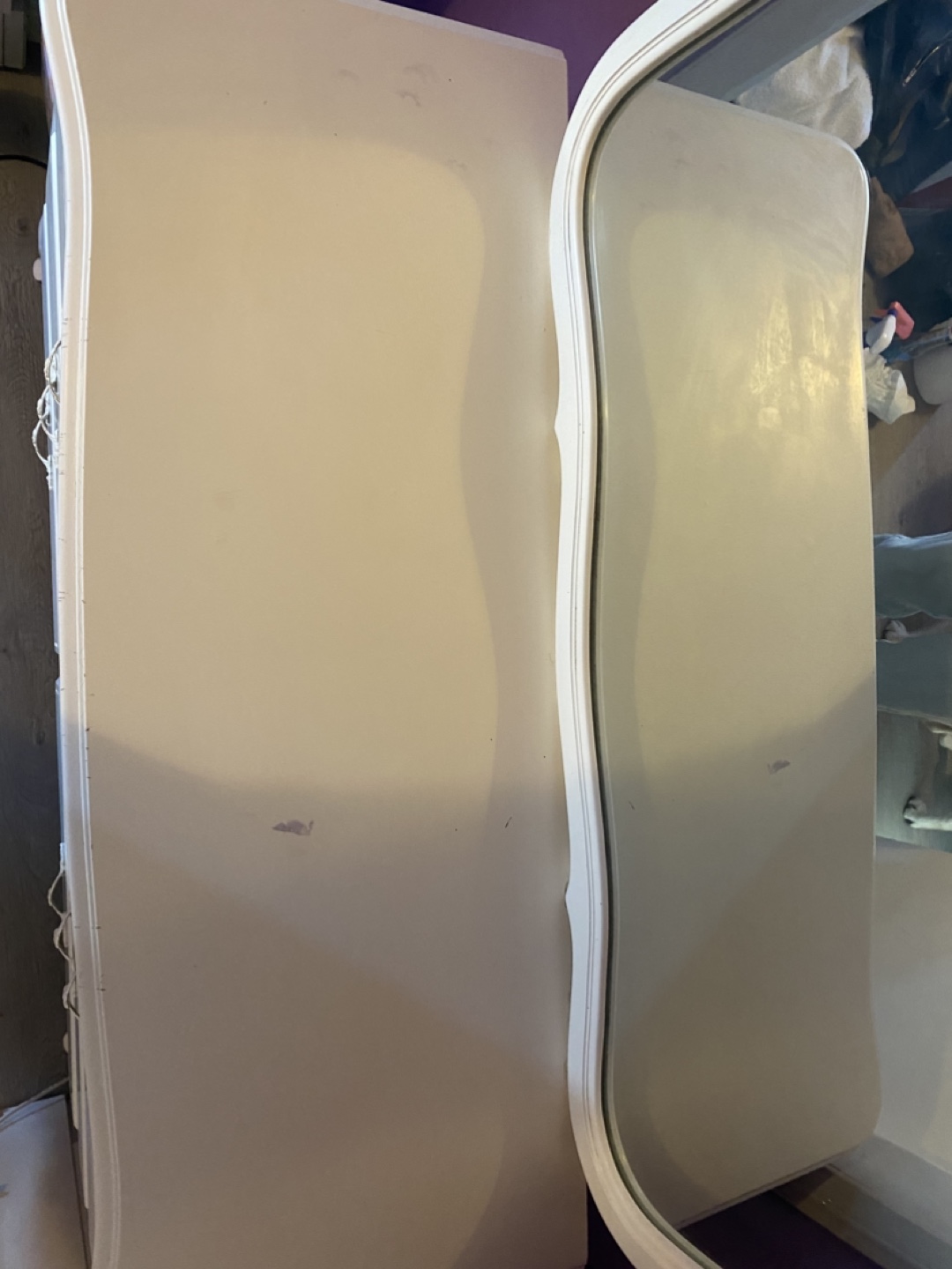 White French Provincial Dresser and Mirror and tallboy set - photo 3