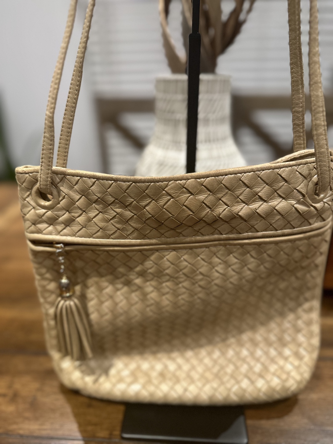 Authentic Preloved Bottega Veneta Woven Leather Shoulder Bag