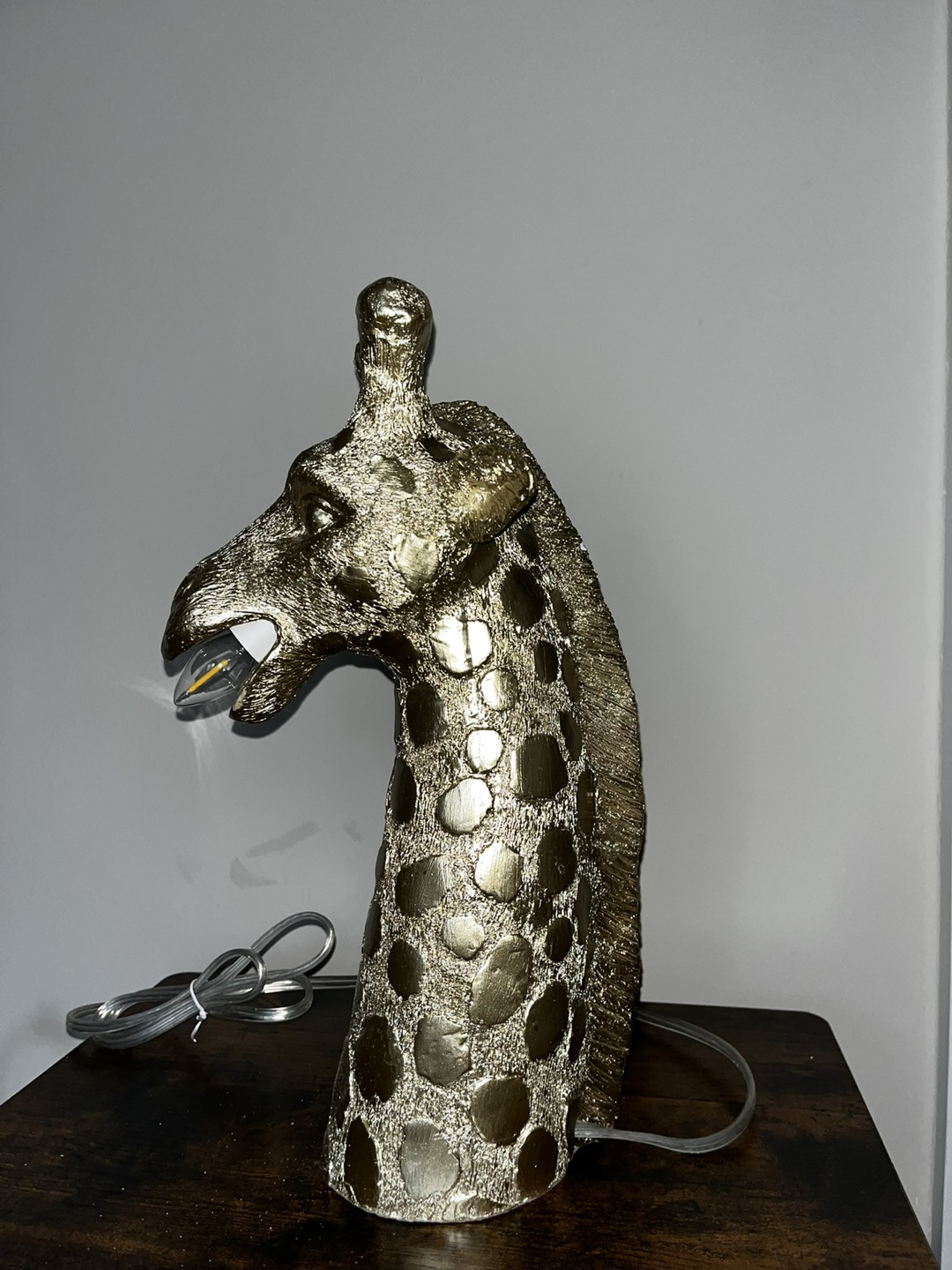 Gold Giraffe Lamp - photo 3