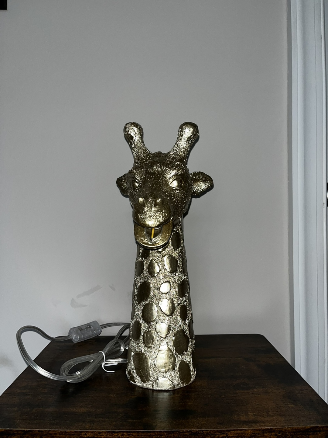 Gold Giraffe Lamp - photo 2