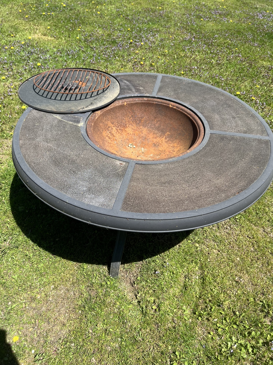 Outdoor Fire Pit with Grill - photo 2