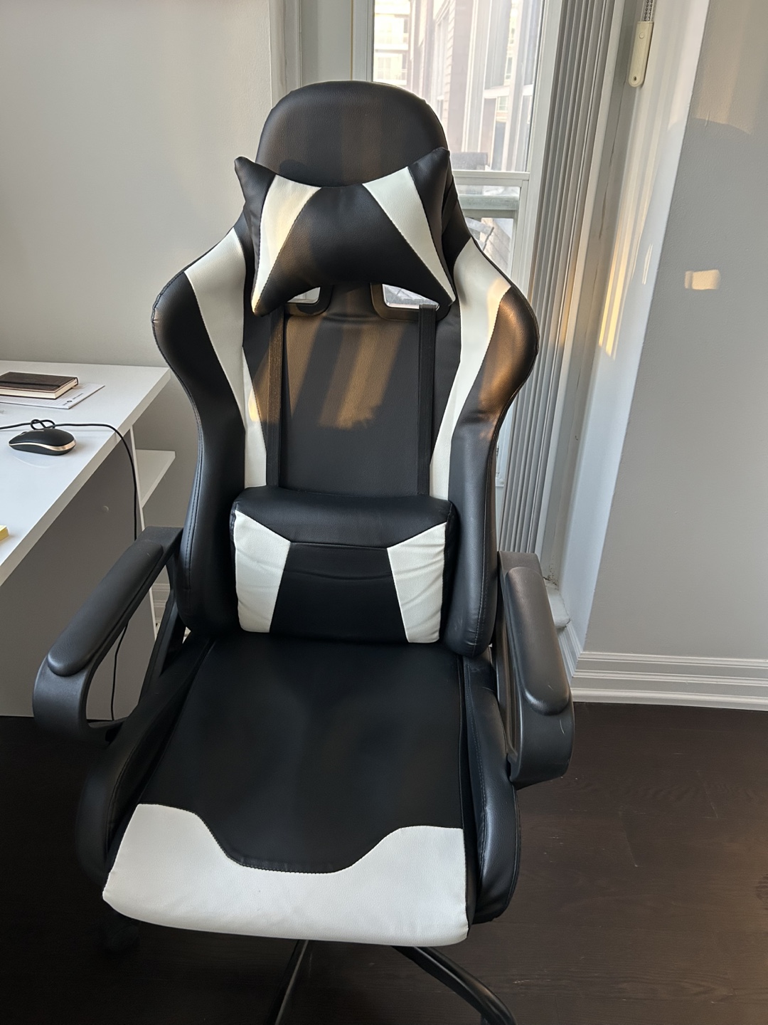 Black and White Gaming Chair