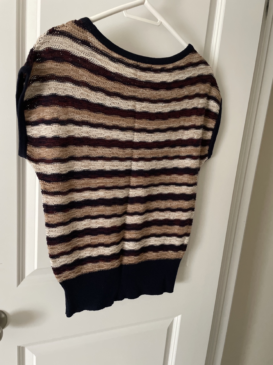 Reimans Striped Knit Top - Size S/P - photo 3