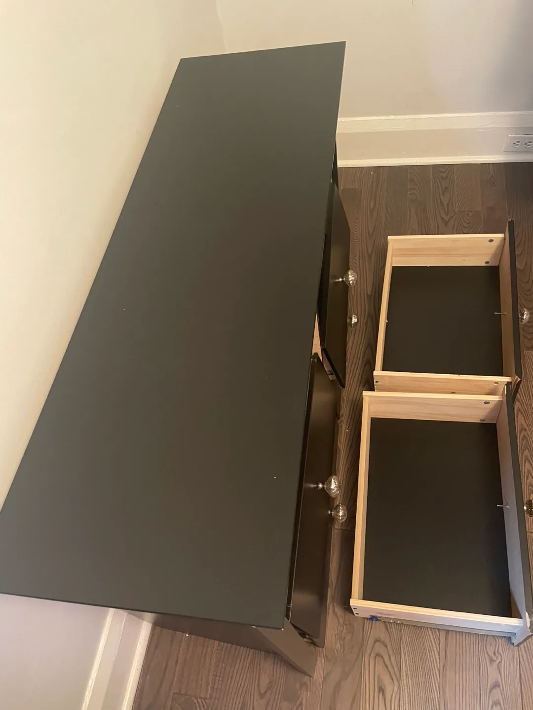 Black 6-Drawer Dresser - Free image indicator(3)