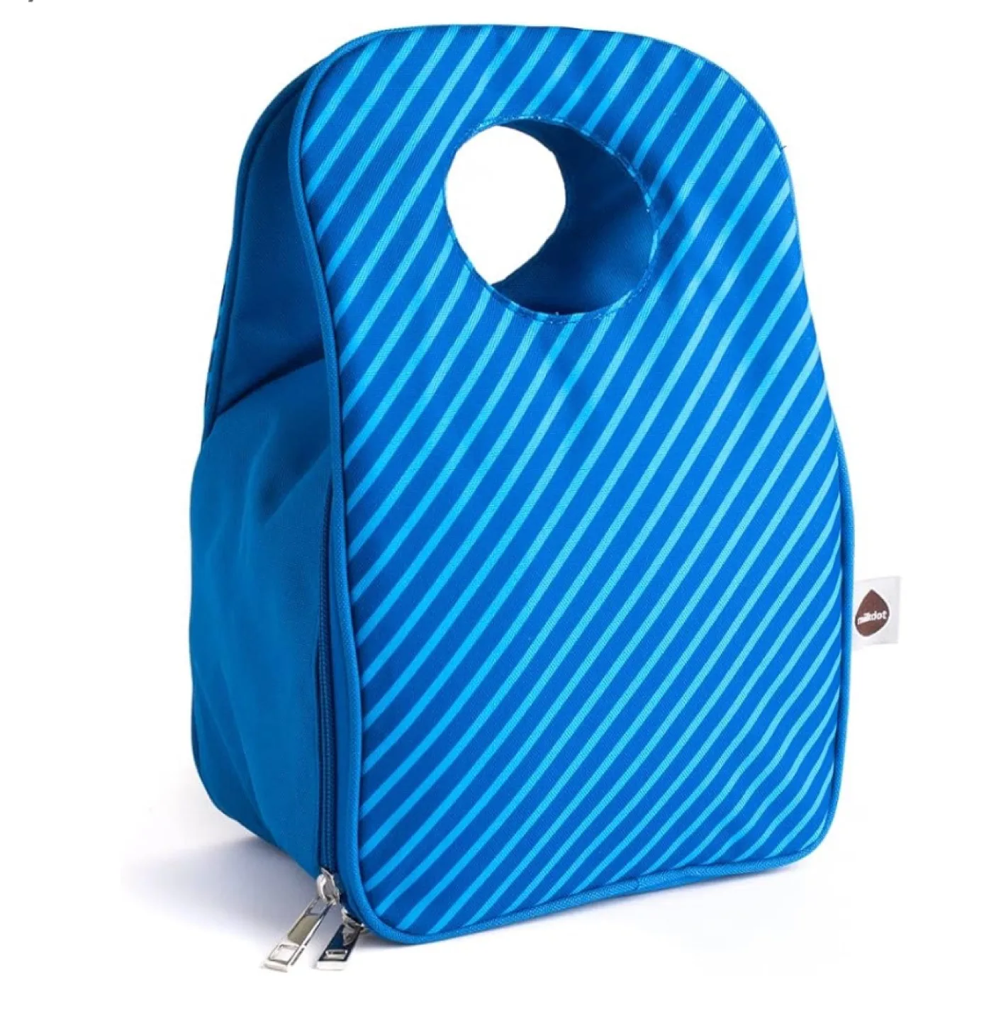 New Insulated Lunch Bag Blue Reusable Cooler Bag thumbnail