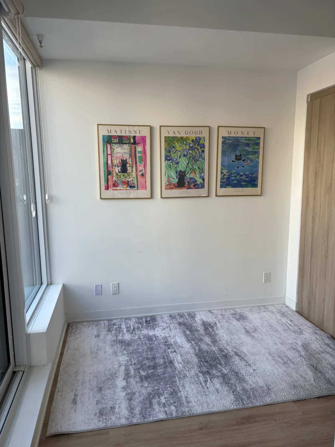 Grey and White Area Rug thumbnail
