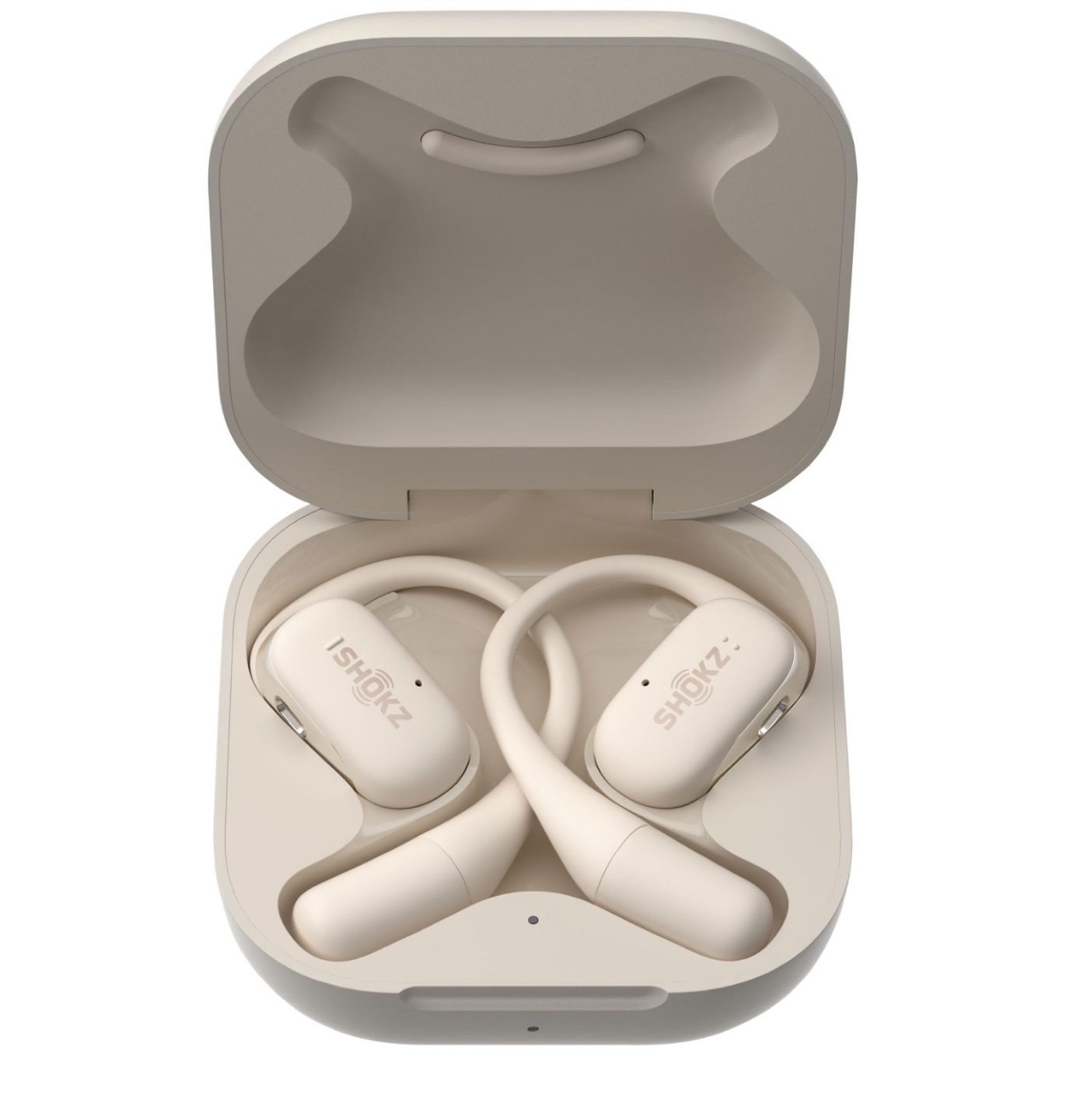 🧡 Shokz OpenFit Open-Ear True Wireless Earbuds - Beige - photo 5