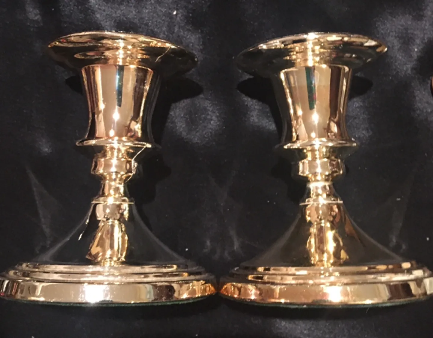 Pair of Silver-Plated Candle Holders thumbnail